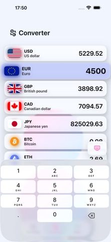 Smart Currency Converter Screenshot 2 of 5