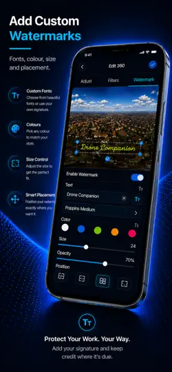 Capture d'écran de Drone360 sur iPhone 6