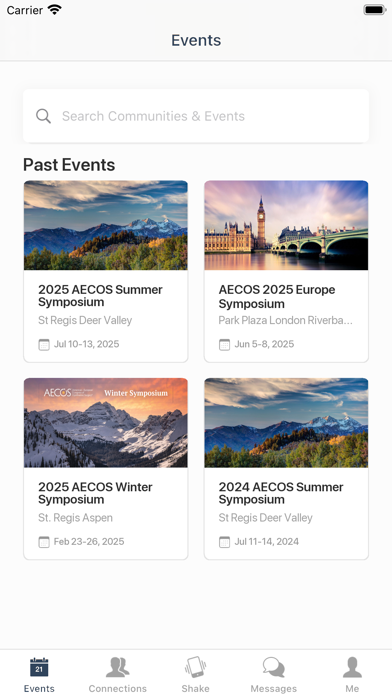 AECOS Meetings iPhone screenshot 2 - Business app