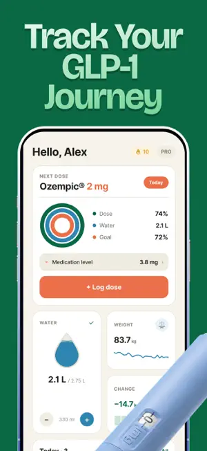 Dosi: GLP-1 Tracker screenshot 1