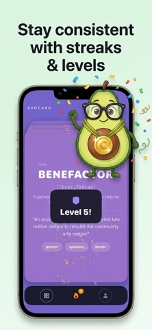 Avocabo - learn words daily Screenshot 5 of 6