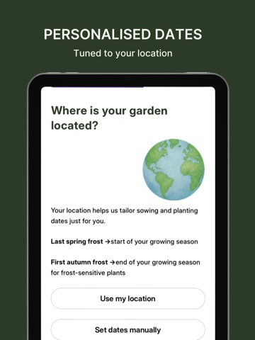 Grow To Eat: Garden Planner iPad screenshot