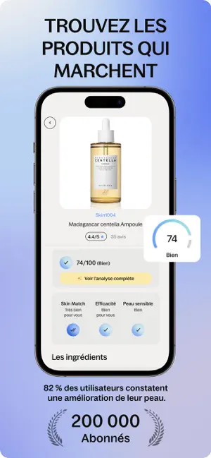 Beauty Decoded: Scan produits iPhone screenshot 1