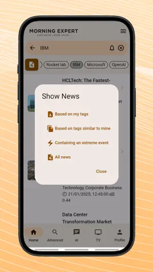 Morning Expert AI screenshot 2