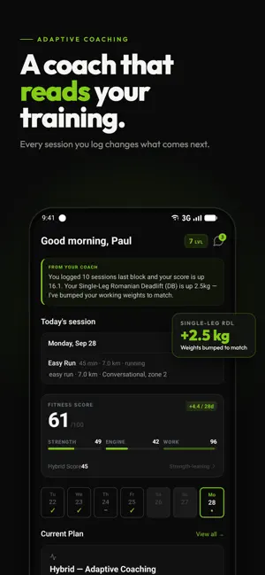 Hybrid Training Plan screenshot 1