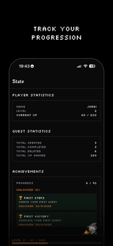 Questlog - RPG To-Do List screenshot