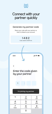 Wenly - Couple period tracker iPhone screenshot