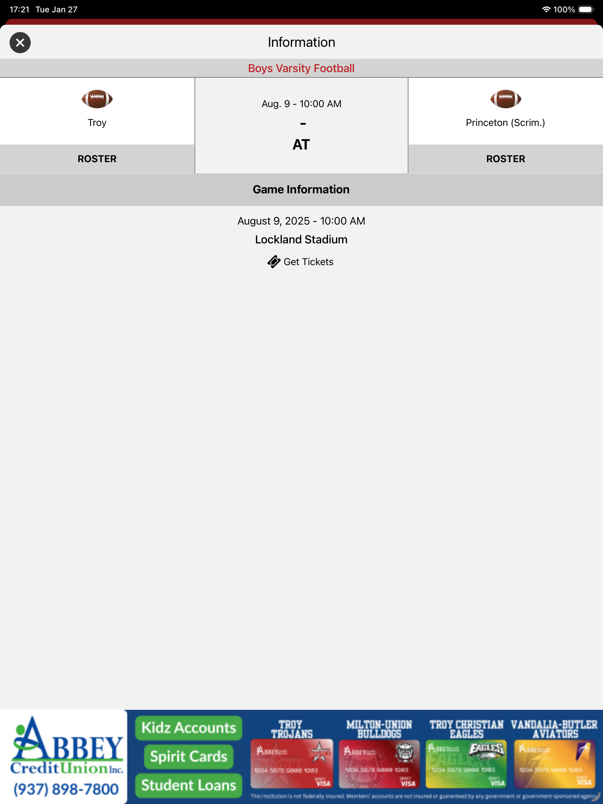 Troy Trojans Athletics screenshot 13