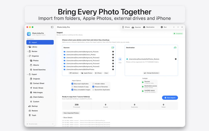 Photo Unity Pro screenshot