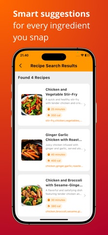 Prepix AI : Recipe Manager iPhone screenshot