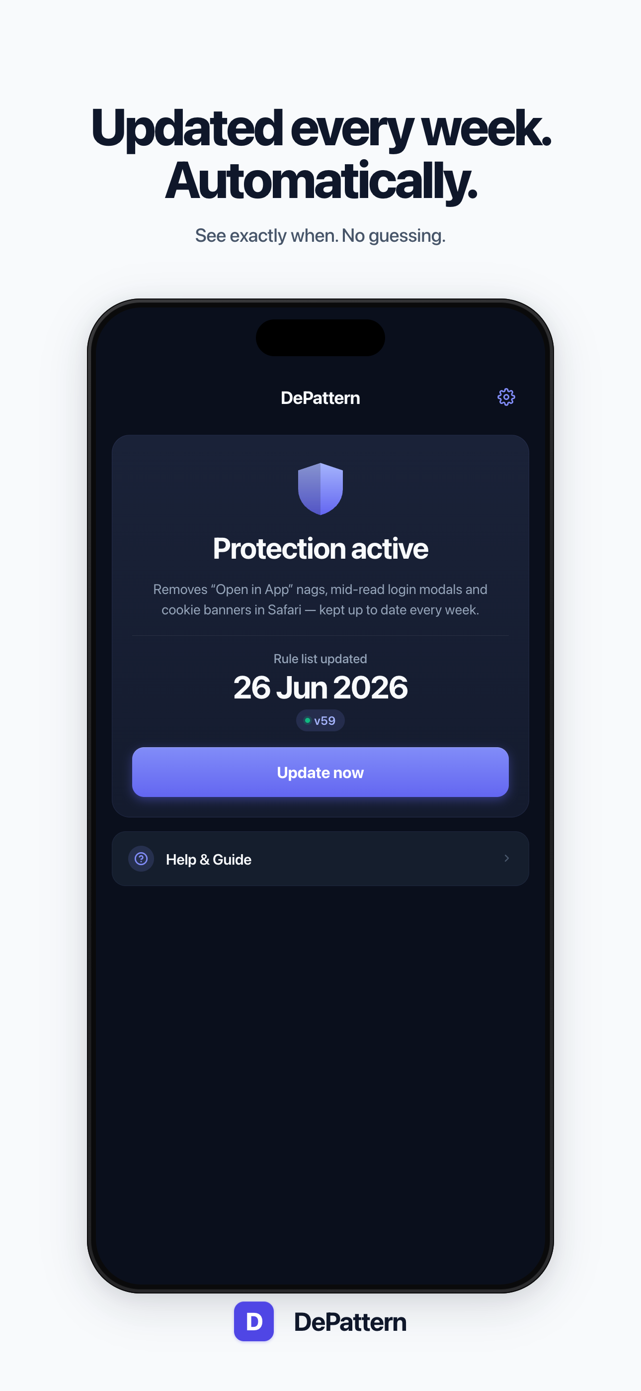 DePattern: Open in App Blocker screenshot 3