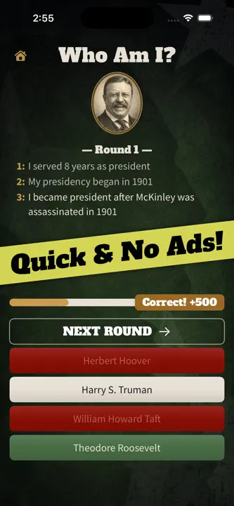 Presidential Who Am I Quiz screenshot 2