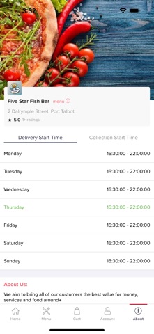 Five Star Fish Bar screenshot