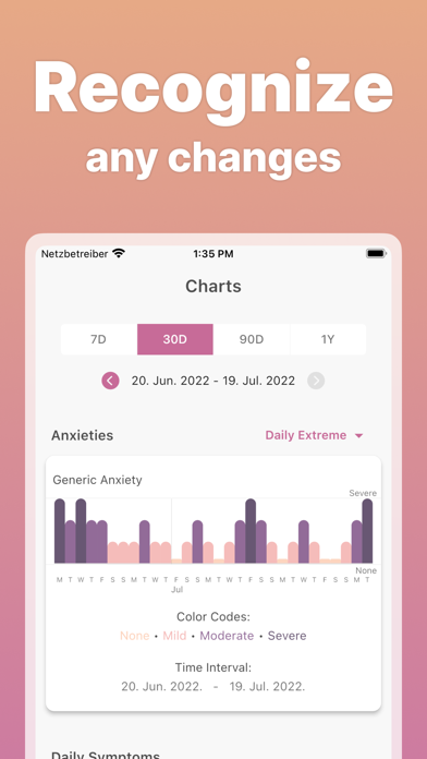 Anxiety Tracker゜ Screenshot