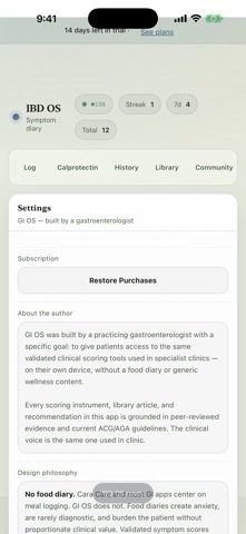 IBD Tracker: Crohn's & Colitis Screenshot 6 of 6
