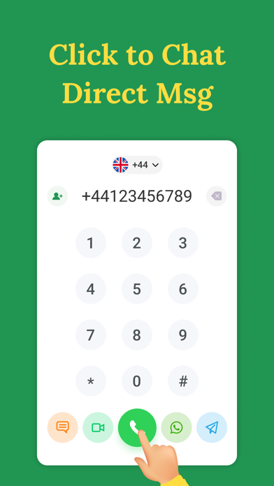 Screenshot #1 pour Click to Chat - Direct Msg