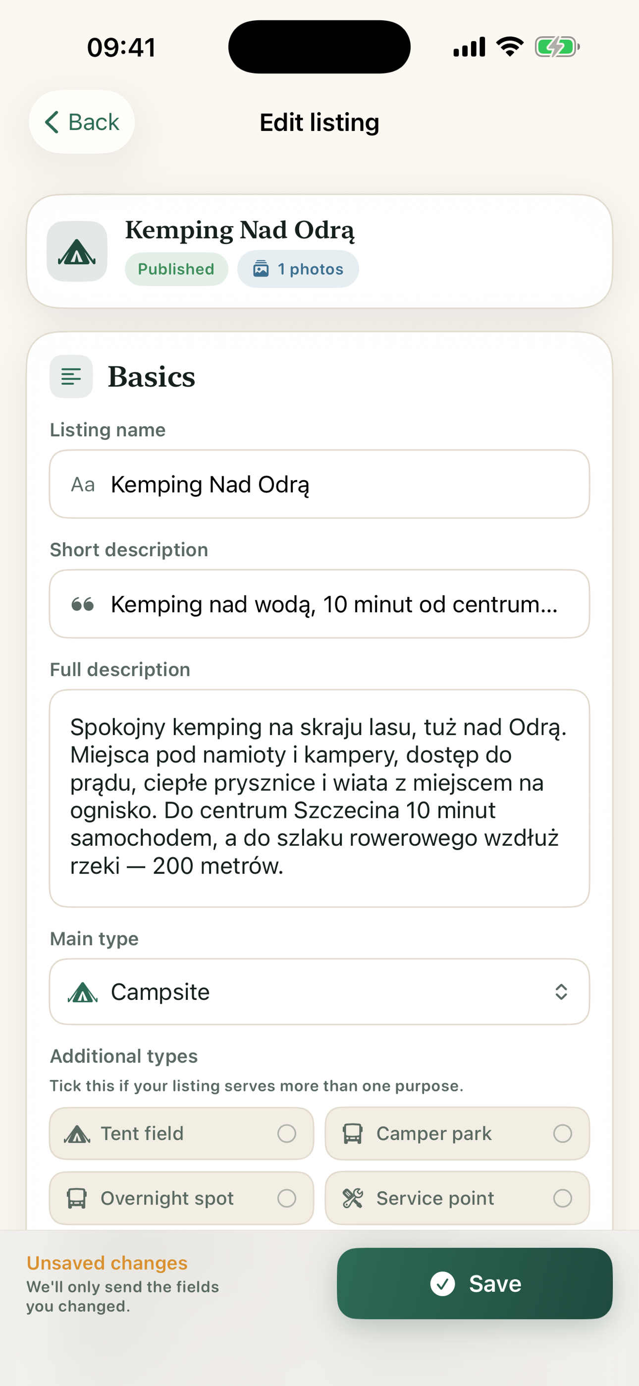CampMap Host screenshot 3