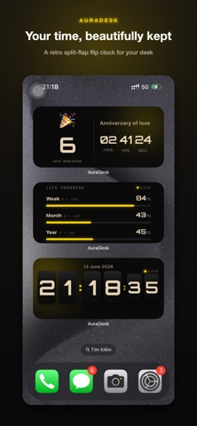 AuraDesk - Flip Clock Studio Screenshot 2 of 9