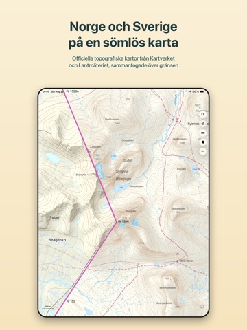 Fjällkartan – Norden iPad screenshot 1
