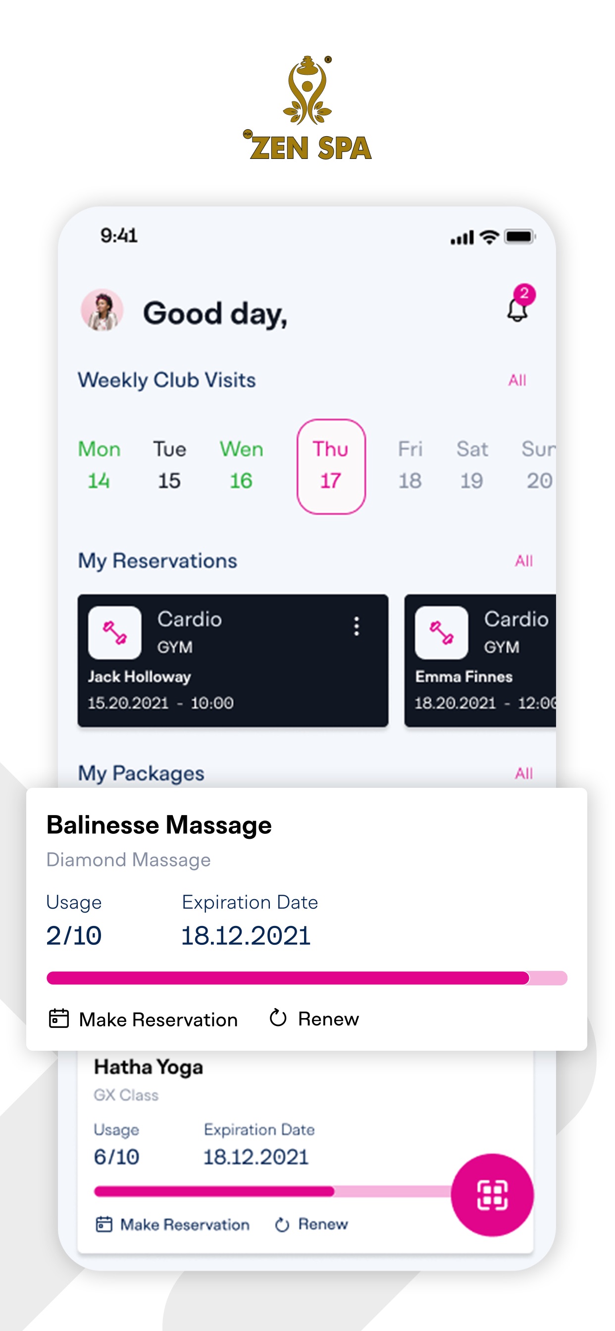 Screenshot 1 of Zen Fitness & Spa