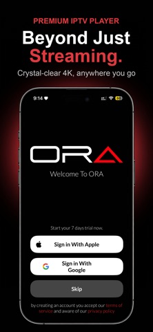 ORA IPTV Player & M3U Stream screenshot