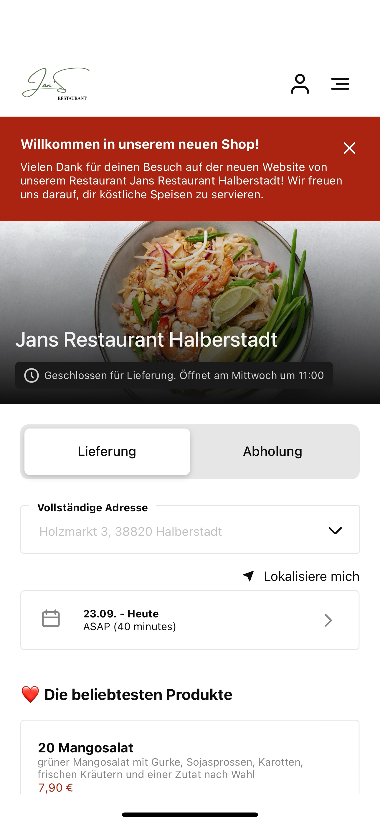 Jans Restaurant Halberstadt