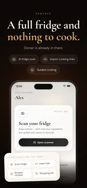 AI Recipes & Pantry: Pantryx screenshot 1