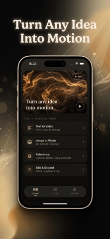 Cinelo Video Generator iPhone screenshot