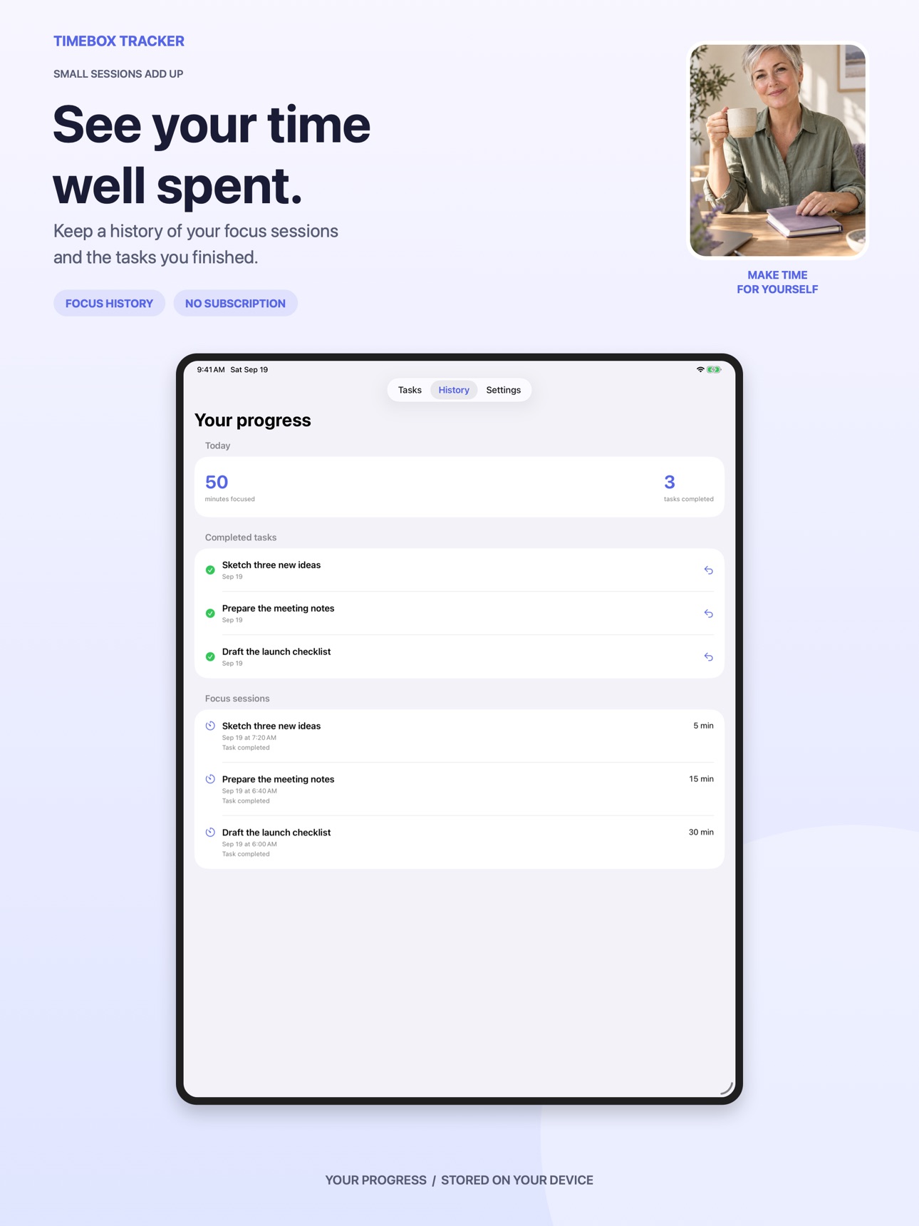 Screenshot 10 of TimeBox Tracker