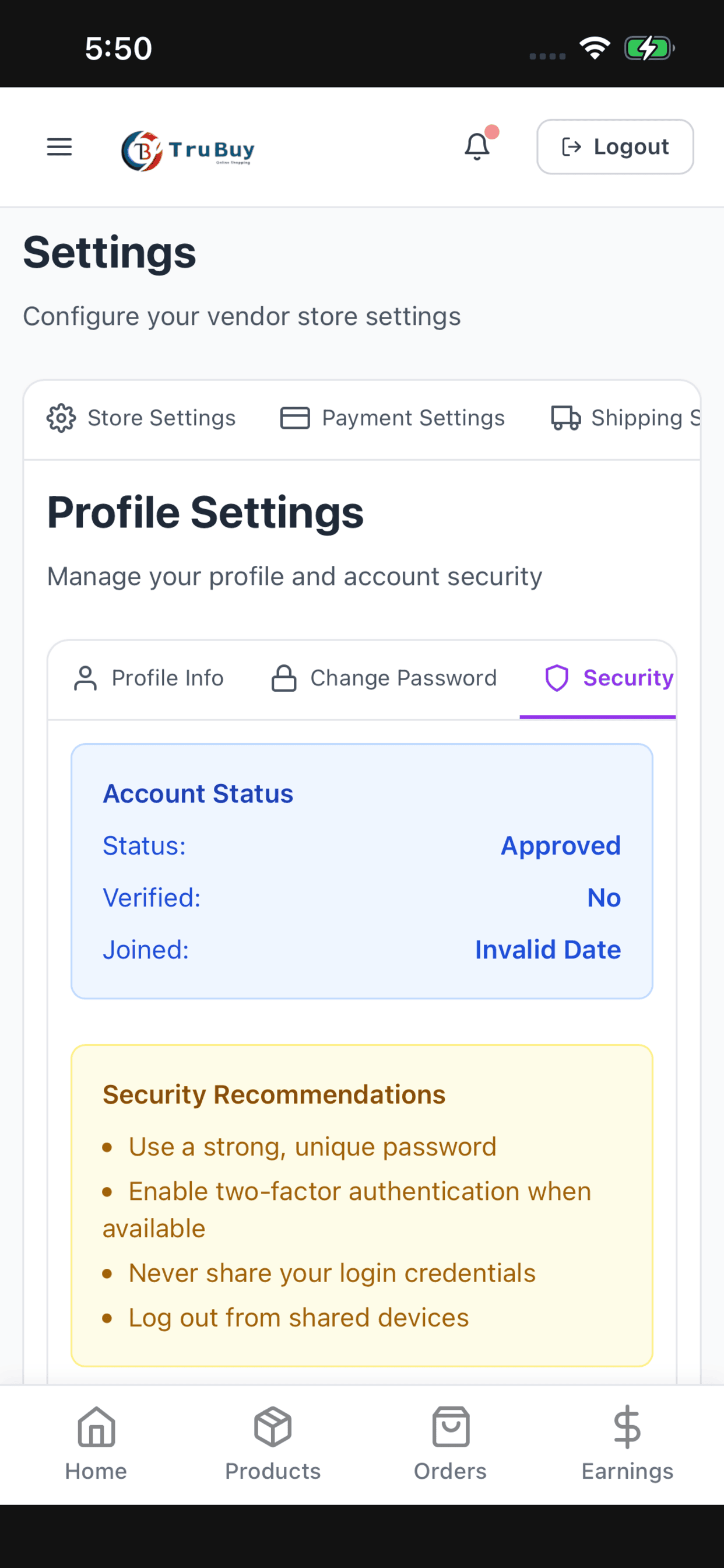 Trubuy Vendor screenshot 4