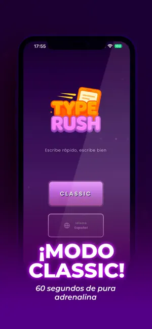 TypeRush! Speed Typing Game screenshot 1