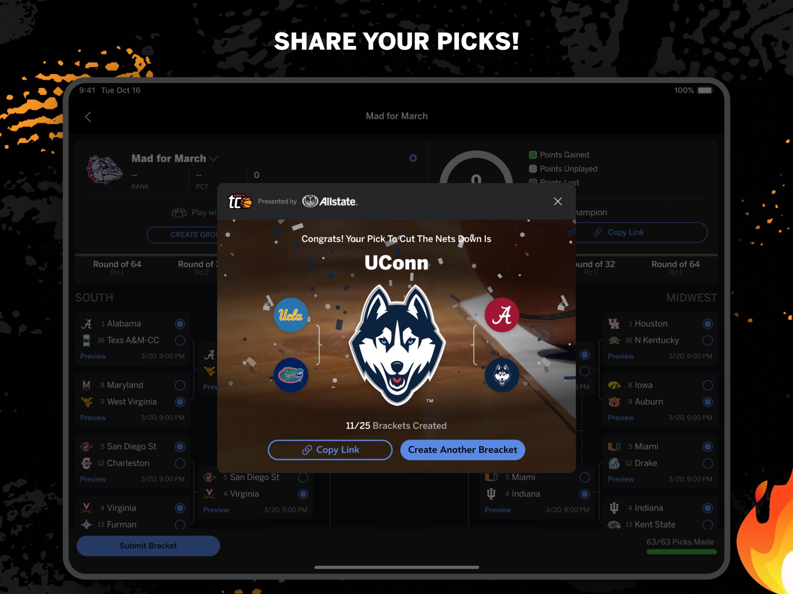 ESPN Tournament Challenge ipad screenshot 4