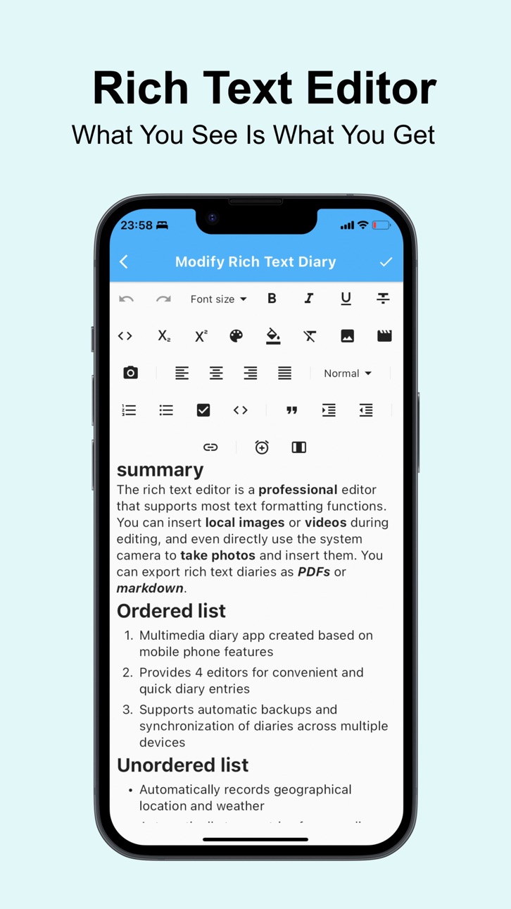 iPhone screenshot