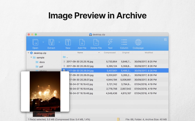 Screenshot #3 pour Bandizip: Archiver