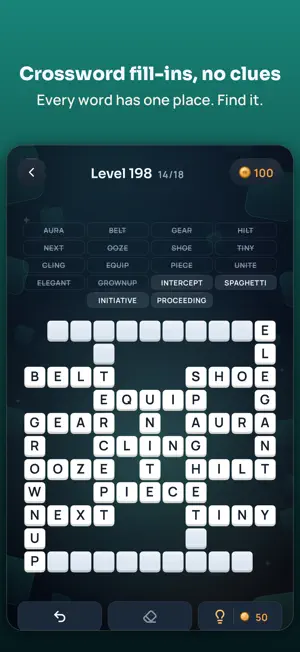 Crossword Fill-Ins: Word Nest screenshot 1