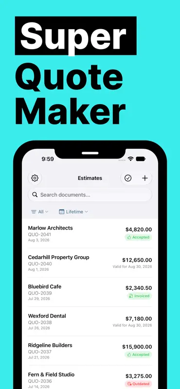 Freebie Quote Maker App screenshot 1 of 7