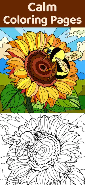 Adult Coloring Book - Flowers screenshot 7