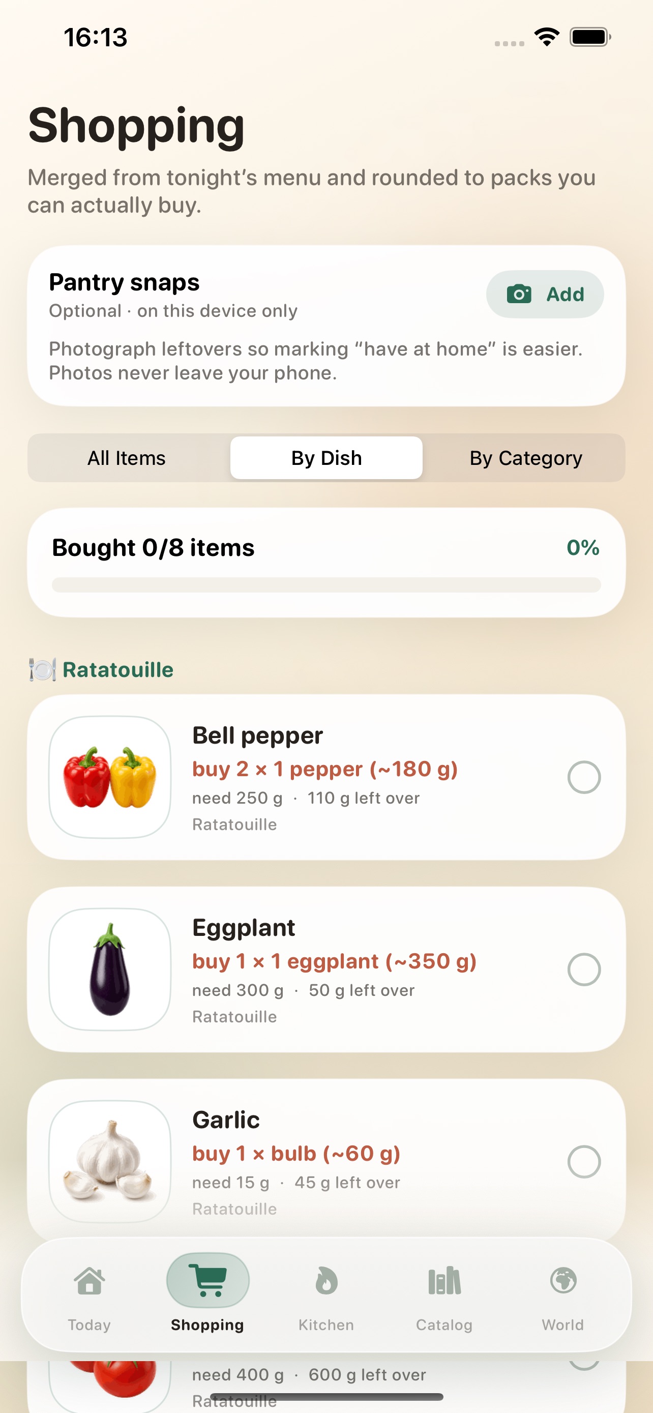 Screenshot 3 of Country Recipe Guide