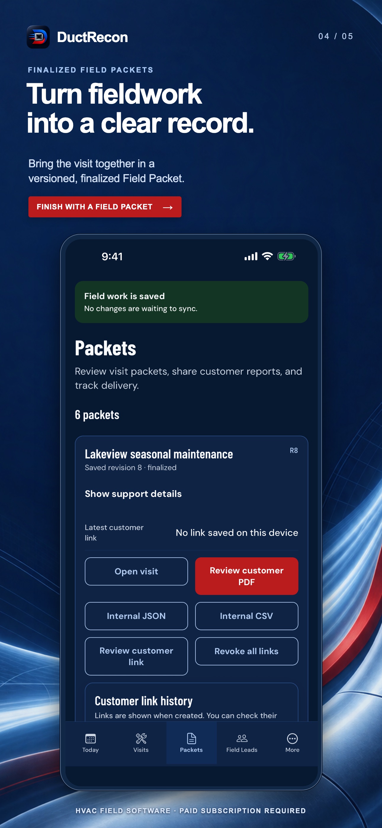 Screenshot 4 of DuctRecon