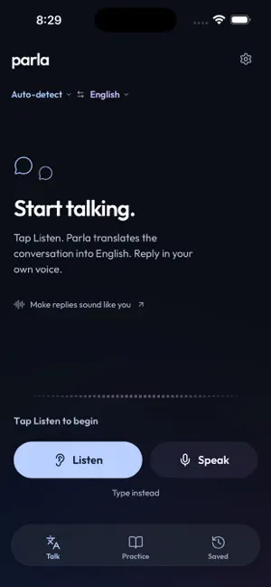 Parla: Live Translate screenshot 1