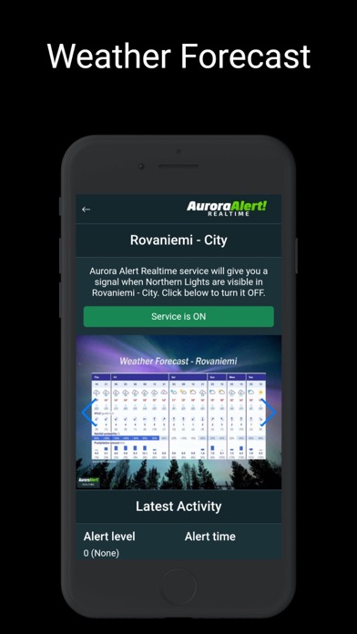 Aurora Alert Realtime Screenshot
