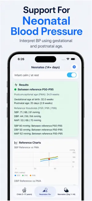 Pediatric Blood Pressure Tool screenshot 3