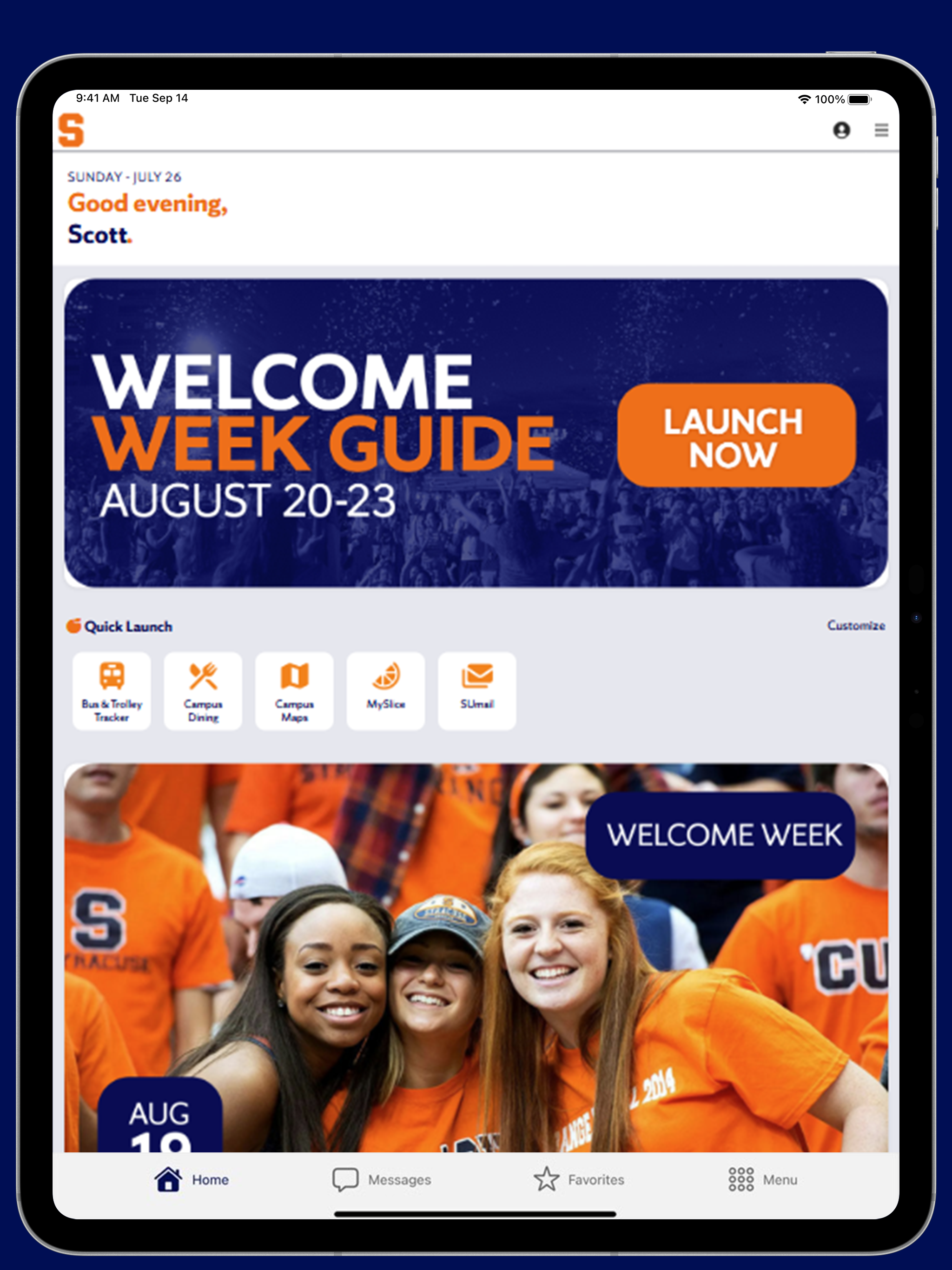 Syracuse University OrangeNow screenshot 7