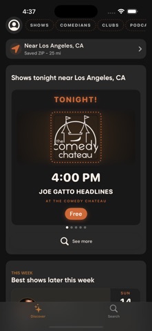 Laughtrack - Find Local Comedy Screenshot 1 of 10