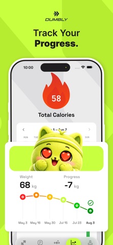 Dumbly: Dumbbell Workout Coach screenshot
