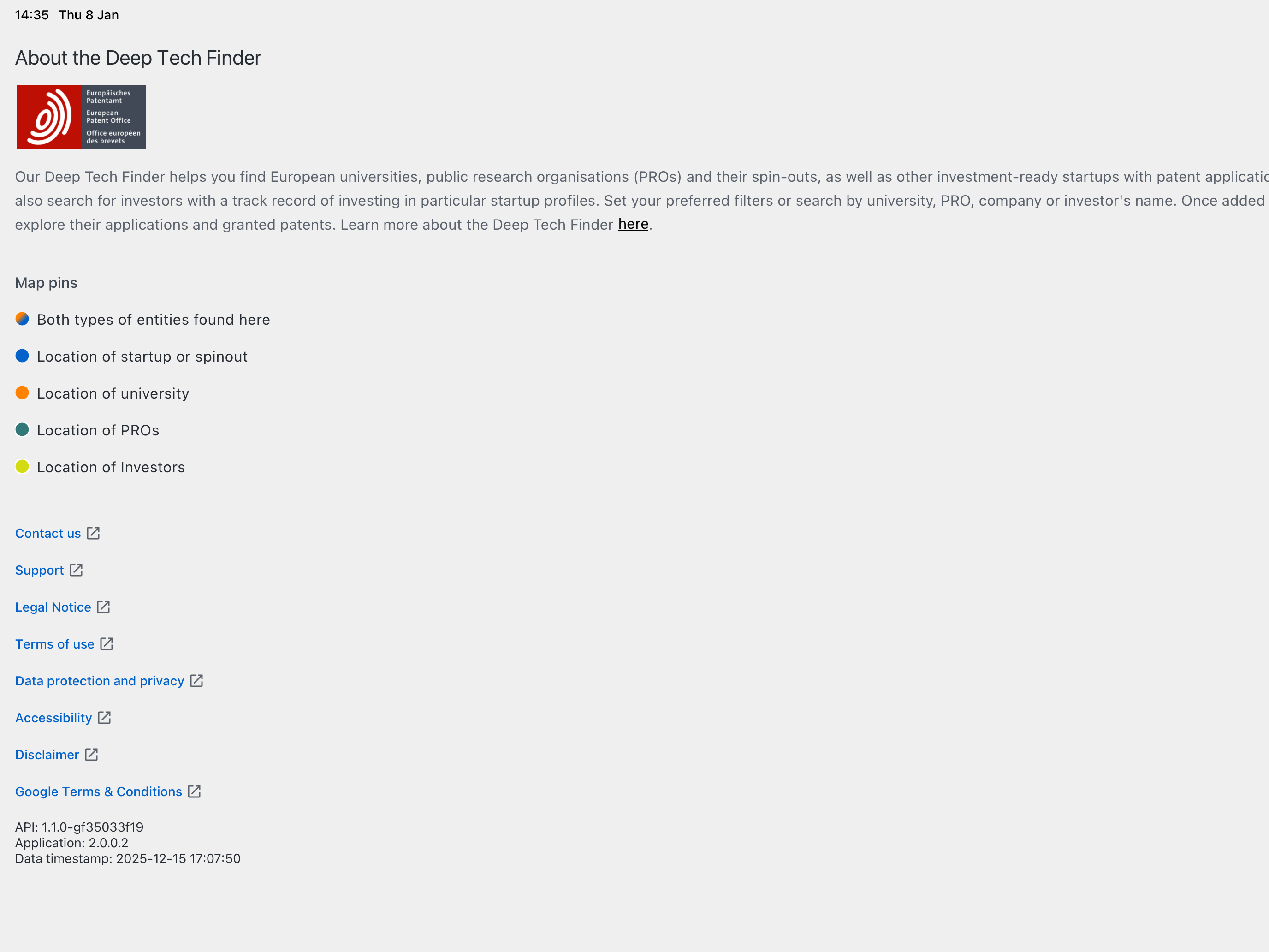 EPO Deep Tech Finder