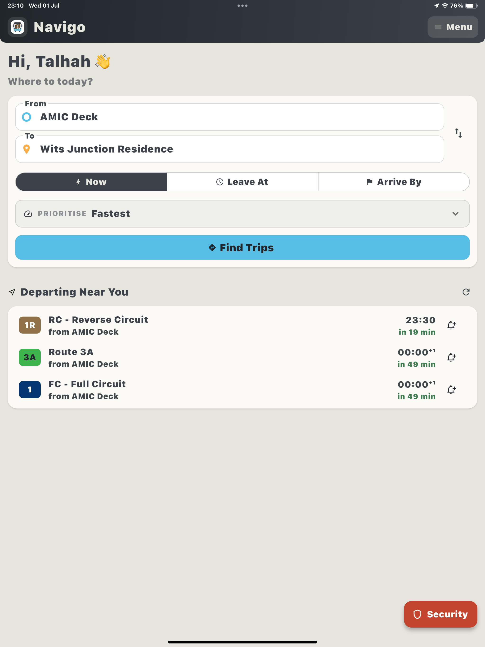 Navigo Transport screenshot 8