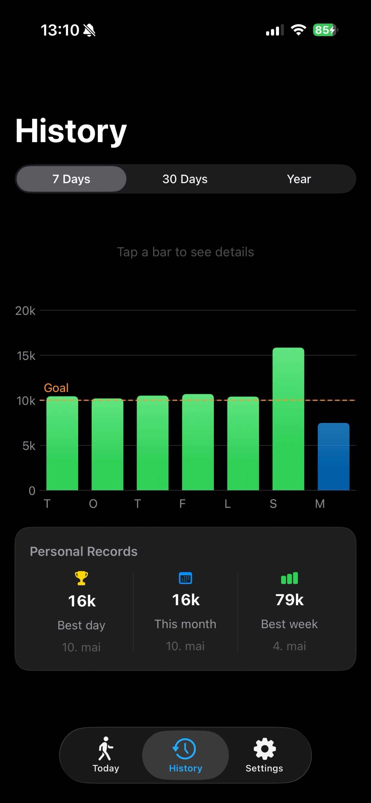 Stepwise Go screenshot 2