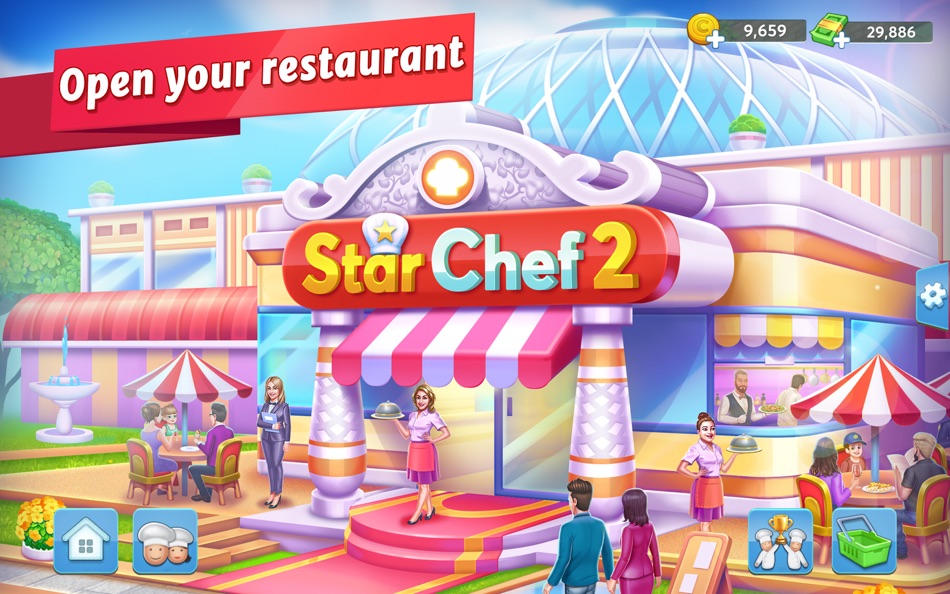 #1. Star Chef 2: Restaurant Games (macOS) Bởi: 99Games