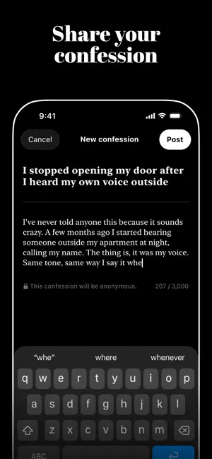 Venty - Confess Anonymously screenshot 3